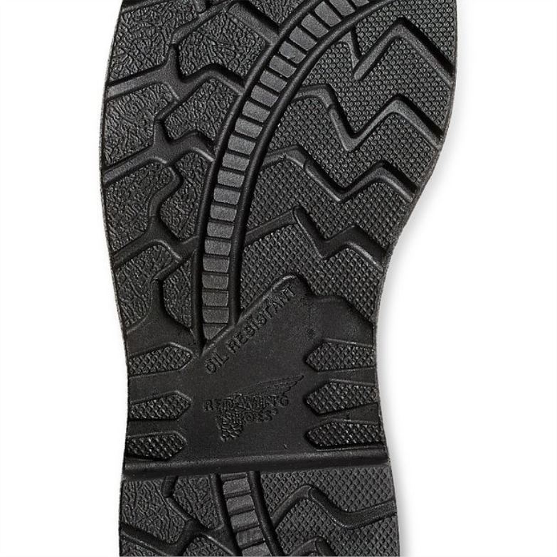 Bota de segurança masculina estilo 2405 supersole 20 de 11 polegadas sem salto marrom DRV60121 Red Wing