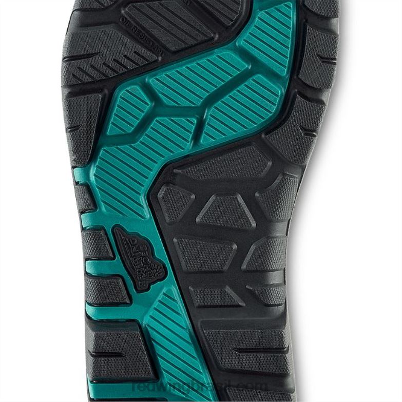 Bota feminina estilo 2340 King Toe de segurança à prova d\água de 5 polegadas marrom/turquesa DRV60157 Red Wing