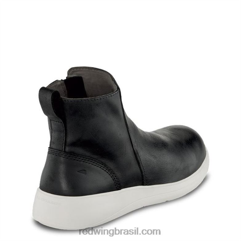 Bota feminina work - estilo 2344 tradeswoman de segurança à prova d\água de 6 polegadas preto DRV60151 Red Wing