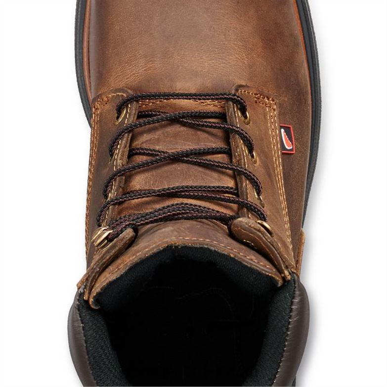 Bota masculina estilo 1172 dynaforce de 11 polegadas à prova d\água com biqueira macia marrom DRV60131 Red Wing