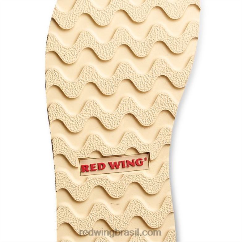 Bota masculina estilo 3506 king toe à prova d\água de 6 polegadas csa de segurança marrom DRV60127 Red Wing