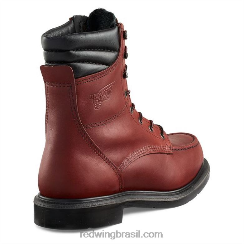 Bota masculina estilo 4216 flexbond de segurança à prova d\água de 6 polegadas marrom DRV60117 Red Wing
