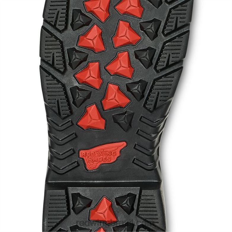 Bota masculina estilo 4441 supersola de segurança com isolamento de 11 polegadas marrom DRV60103 Red Wing