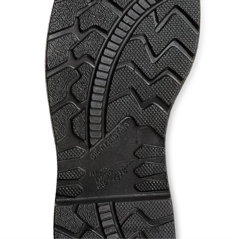 Bota masculina sem salto estilo 1132 supersola masculina de 11 polegadas marrom DRV6081 Red Wing