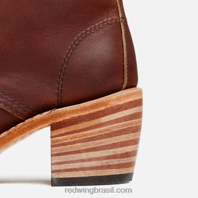 Heritage - Bota feminina clara estilo 3403 em couro acampo âmbar DRV60182 Red Wing