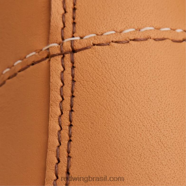 Heritage - Estilo 3423 Bota feminina clássica Moc de 6 polegadas em couro Butter Abilene bronzeado DRV60191 Red Wing