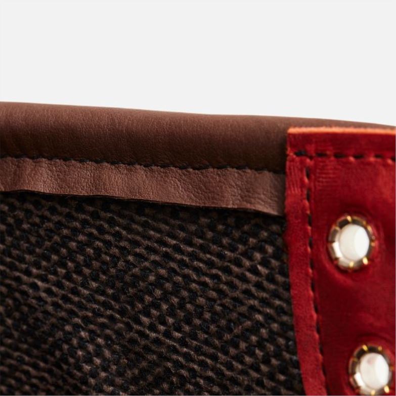 Heritage - estilo 1907 Classic Moc bota masculina de 6 polegadas em couro áspero e resistente ruivo DRV60171 Red Wing