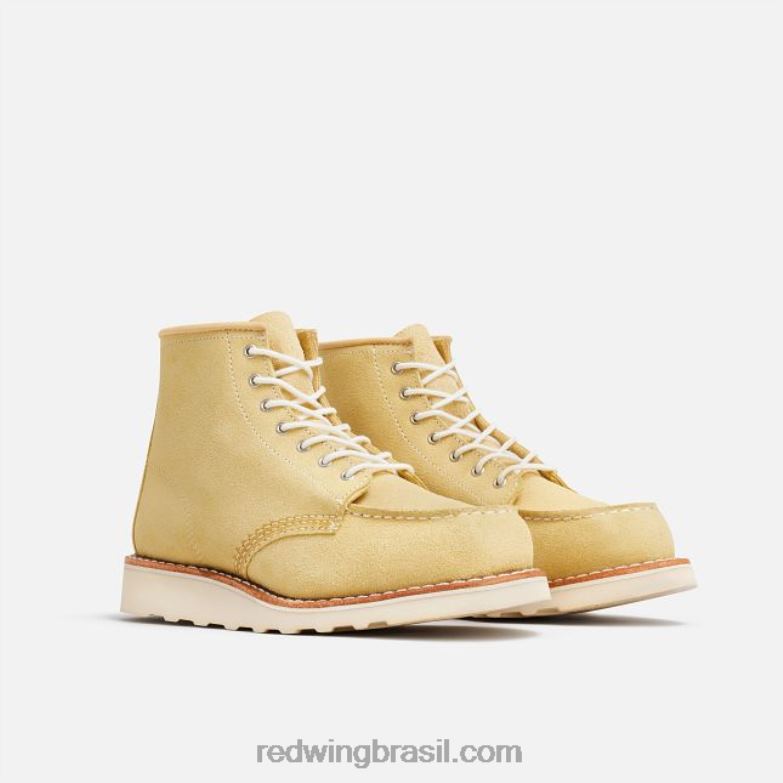 Heritage - estilo 3328 Bota clássica feminina moc de 6 polegadas em couro abileneDRV60192 Red Wing