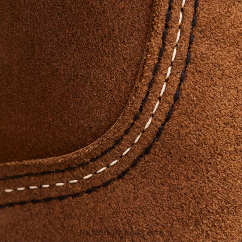 Heritage - estilo 3375 Bota feminina clássica moc de 6 polegadas em couro legado dente de alho DRV60186 Red Wing