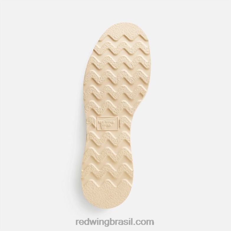 Heritage - estilo 3380 Bota feminina clássica moc de 6 polegadas em couro border creme DRV60193 Red Wing