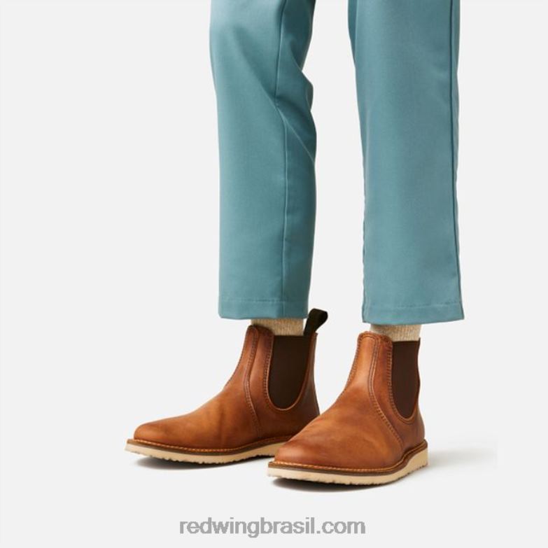 Heritage - estilo 3404 Clara Bota feminina de salto alto em couro Legacy cobre DRV60179 Red Wing