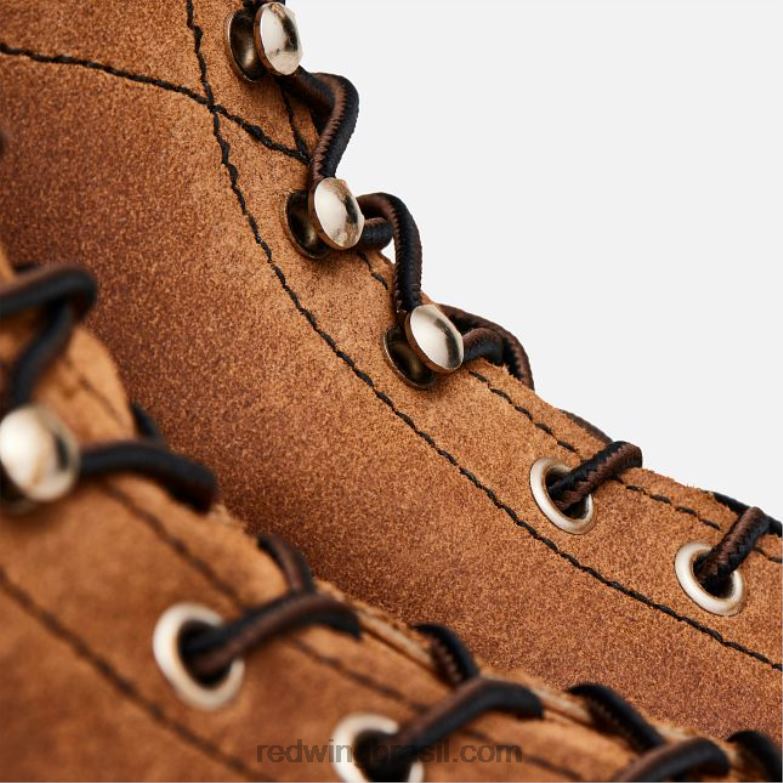 Heritage - estilo 8087 Iron Ranger bota masculina de 6 polegadas em couro muleskinner espinheiro DRV60169 Red Wing