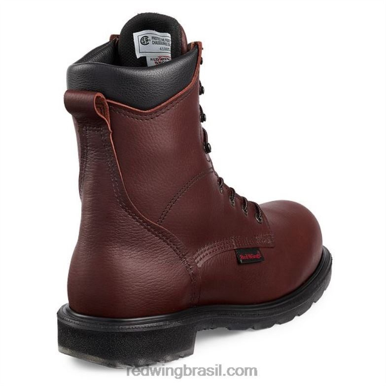 Trabalho - estilo 2204 rio flex bota masculina de 11 polegadas à prova d\água biqueira de segurança marrom DRV60123 Red Wing