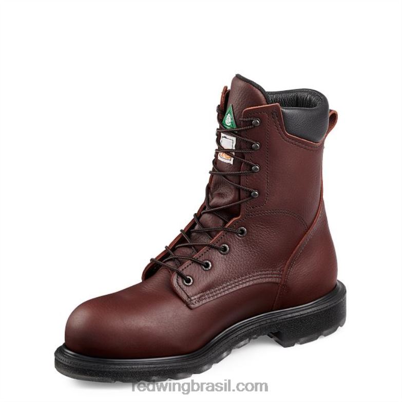 Trabalho - estilo 2204 rio flex bota masculina de 11 polegadas à prova d\água biqueira de segurança marrom DRV60123 Red Wing