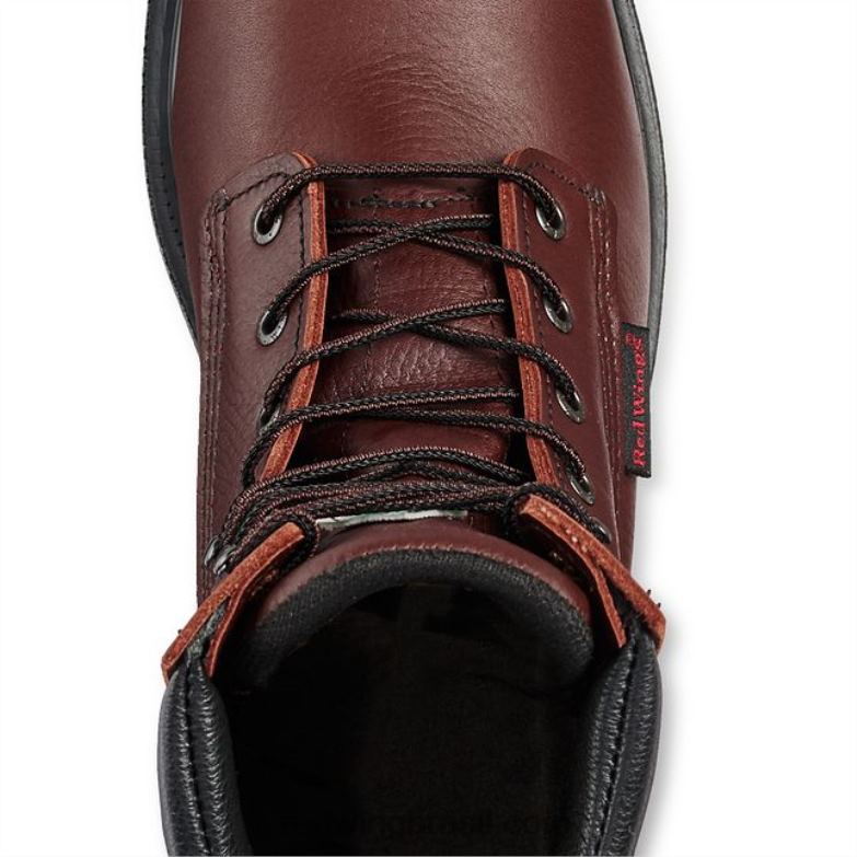 Trabalho - estilo 2204 rio flex bota masculina de 11 polegadas à prova d\água biqueira de segurança marrom DRV60123 Red Wing