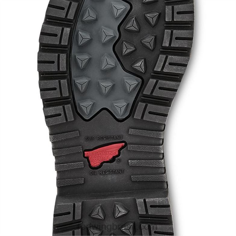 Trabalho - estilo 3516 bota king toe adc masculina de 8 polegadas à prova d\água csa metguard de segurança marrom DRV60102 Red Wing