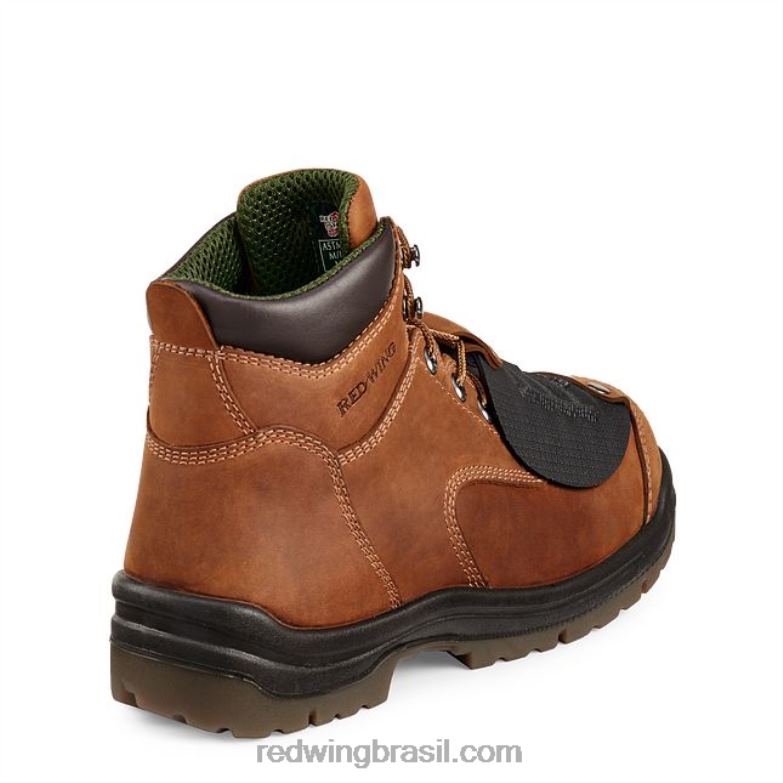 Trabalho - estilo 6674 truhiker bota masculina de caminhada de 6 polegadas à prova d\água marrom DRV60112 Red Wing