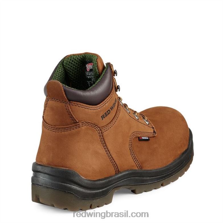Trabalho - estilo 8692 truhiker bota de caminhada masculina de 5 polegadas com biqueira macia marrom DRV6077 Red Wing