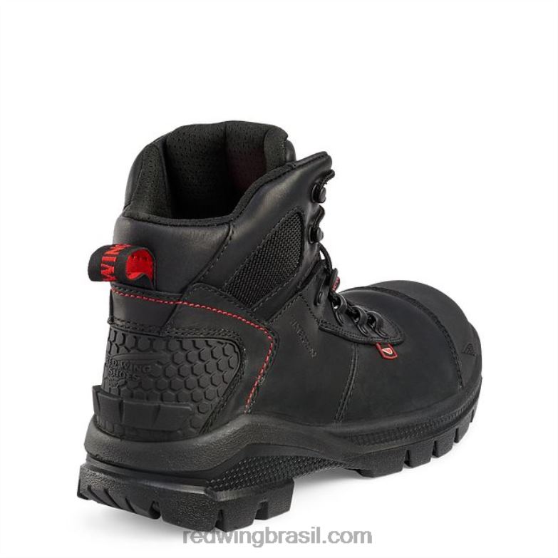 Work - estilo 1178 nailseat bota masculina sem salto de 11 polegadas preto DRV6073 Red Wing