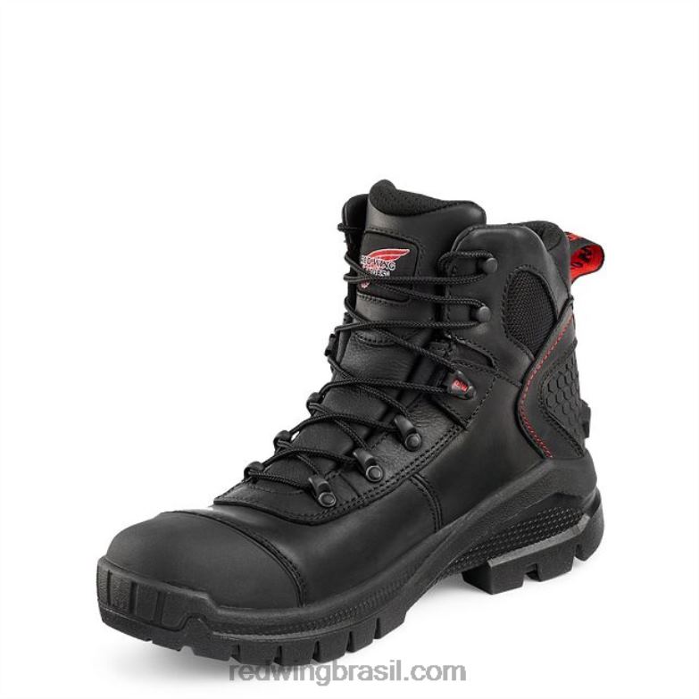 Work - estilo 1178 nailseat bota masculina sem salto de 11 polegadas preto DRV6073 Red Wing
