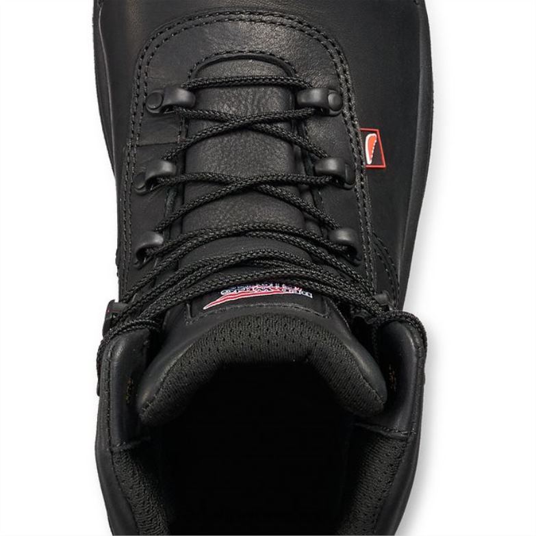 Work - estilo 1178 nailseat bota masculina sem salto de 11 polegadas preto DRV6073 Red Wing