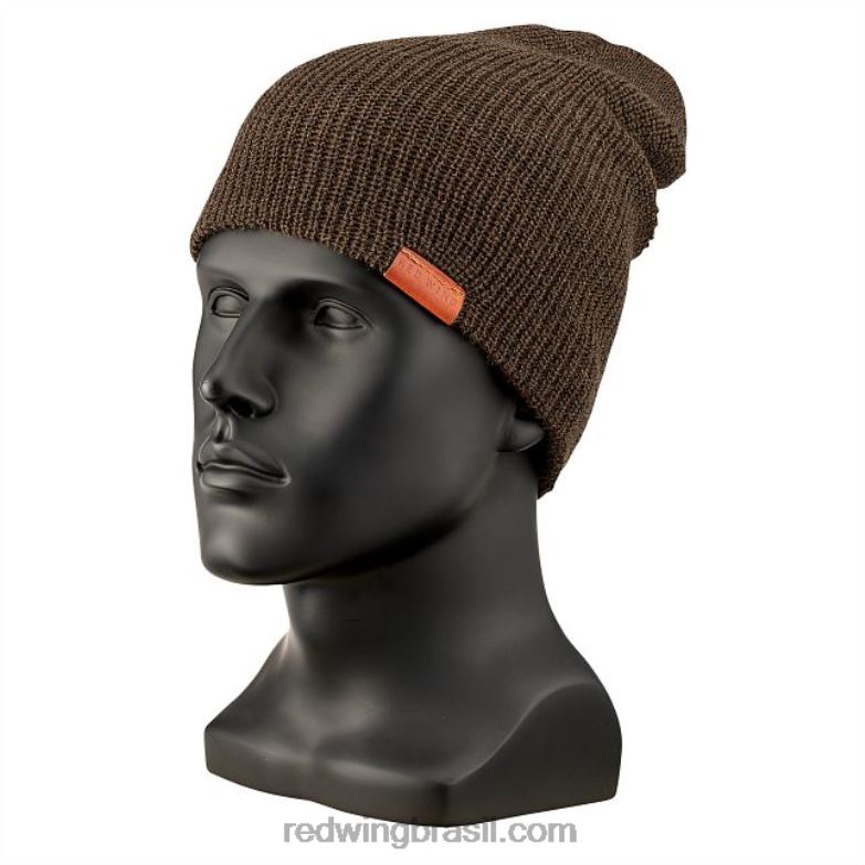 boné de bola estilo 97466 com logotipo de asa unissex bordado boné de bola de desempenho marrom DRV60282 Red Wing