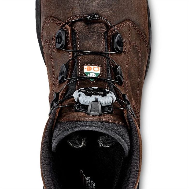 bota de segurança masculina estilo 2403 brnr xp de 6 polegadas à prova d\água expresso DRV60101 Red Wing