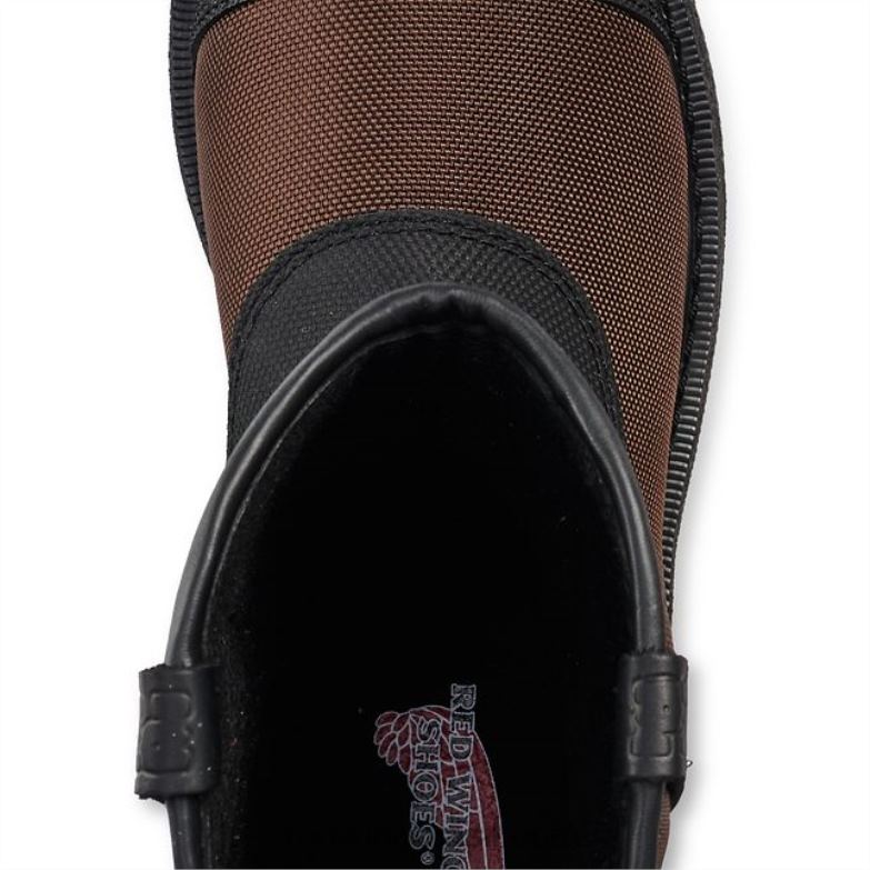 bota de segurança masculina estilo 2453 exos lite de 6 polegadas à prova d\água marrom DRV6091 Red Wing