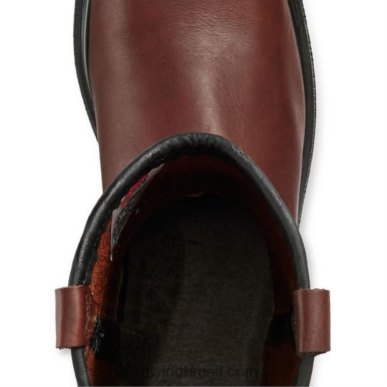 bota de trabalho - estilo 3508 supersole 20 masculina de segurança csa de 8 polegadas marrom DRV60122 Red Wing