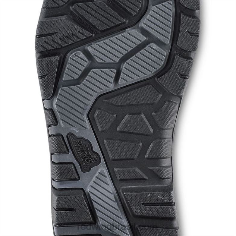 bota de trabalho - estilo 3554 brnr xp feminina de 8 polegadas à prova d\água biqueira de segurança csa preto/cinza DRV60153 Red Wing