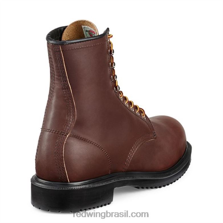 bota de trabalho - estilo 400 dynaforce masculina de 8 polegadas à prova d\água marrom DRV6080 Red Wing