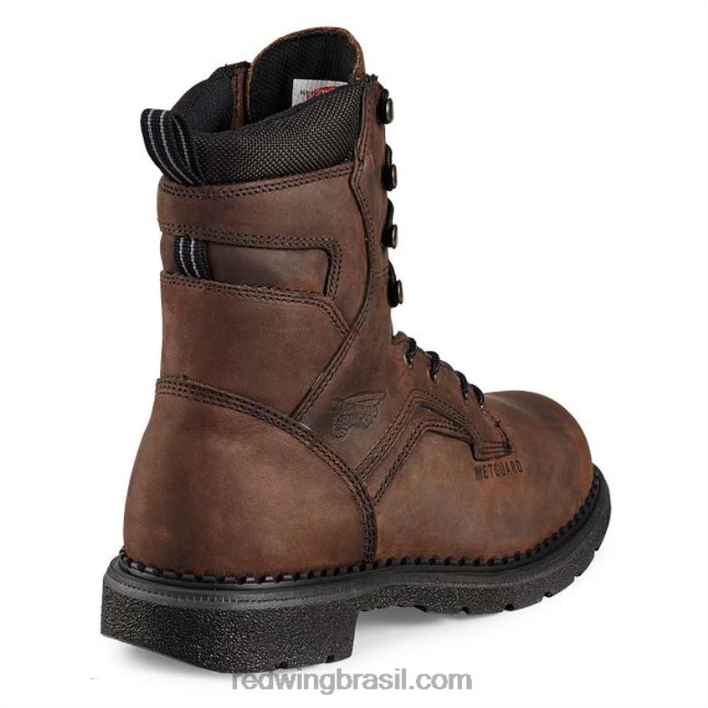 bota de trabalho - estilo 604 supersole 20 masculina de 6 polegadas à prova d\água marrom DRV6070 Red Wing
