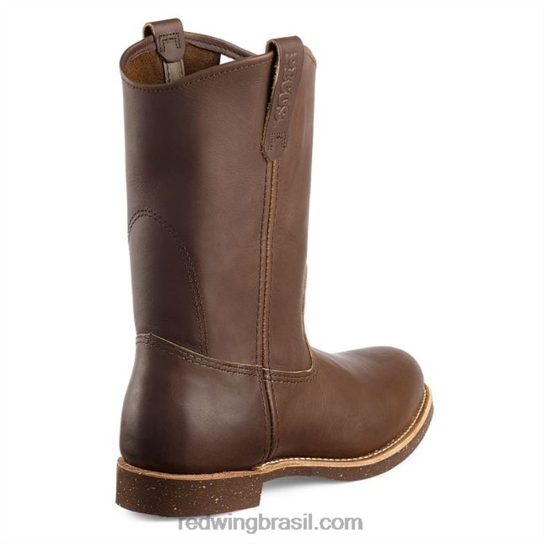 bota de trabalho - estilo 607 supersole 20 masculina de 6 polegadas marrom DRV6074 Red Wing