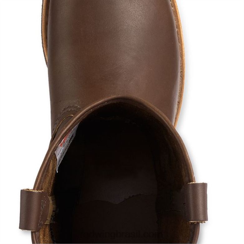 bota de trabalho - estilo 607 supersole 20 masculina de 6 polegadas marrom DRV6074 Red Wing