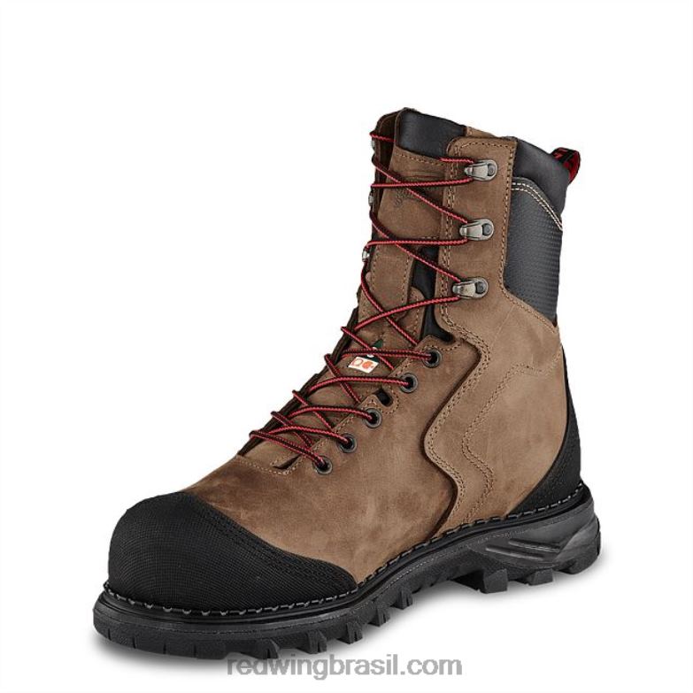 cinto de couro estilo 96520 cinto masculino em couro áspero e resistente marrom DRV6016 Red Wing