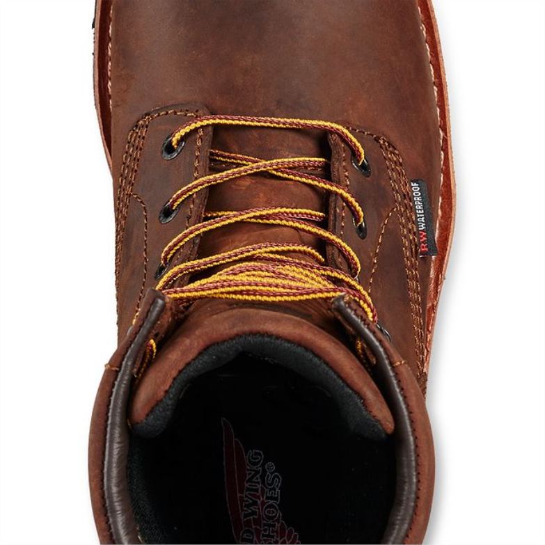 estilo 95230 luva de couro camurça forrada luva masculina em couro camurça noz-moscada marrom DRV6024 Red Wing