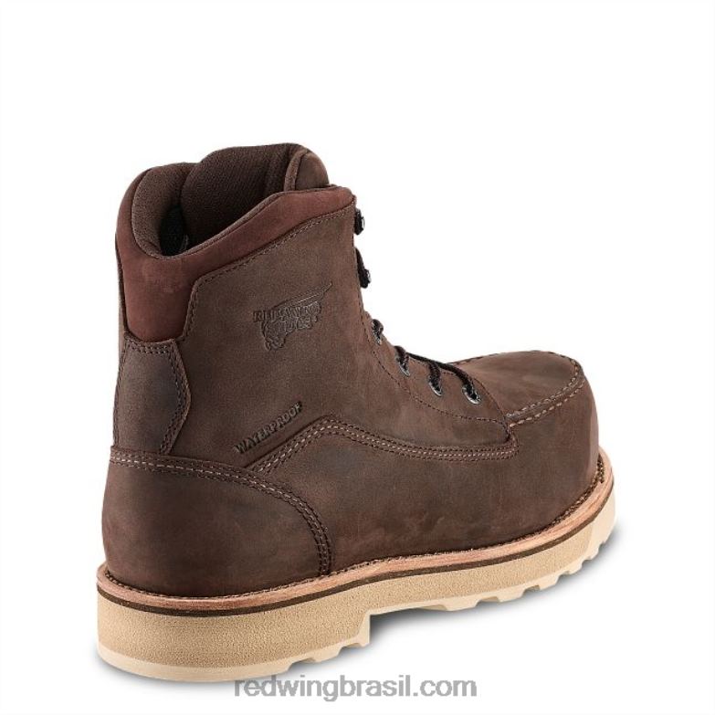 estilo 97516 mocassim de camurça com forro de lã mocassim masculino mocassim de pele de carneiro com forro de lã marrom DRV603 Red Wing