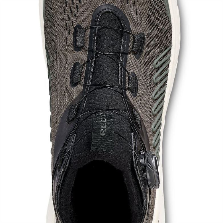 estilo 97518 mocassim de camurça forrado de tecido moc moc masculino forrado de pano Oliva DRV602 Red Wing