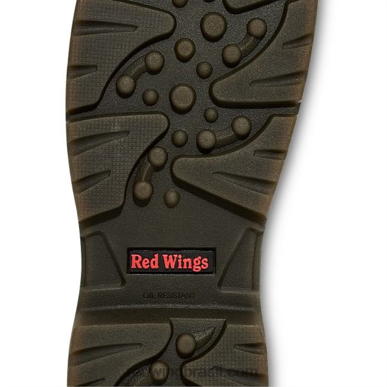 estilo 97520 chinelo de camurça forrado de lã estilo skeepskin chinelo forrado de lã marrom DRV601 Red Wing