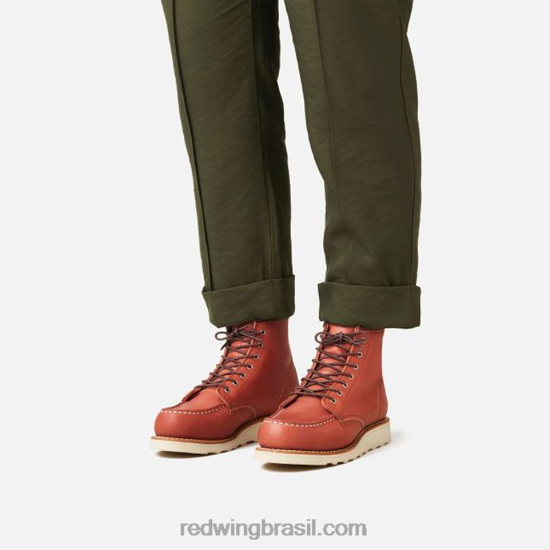 estilo 97669 algodão trapo sobre meia tonal tingida meia unissex em mistura de algodão ruivo DRV60197 Red Wing