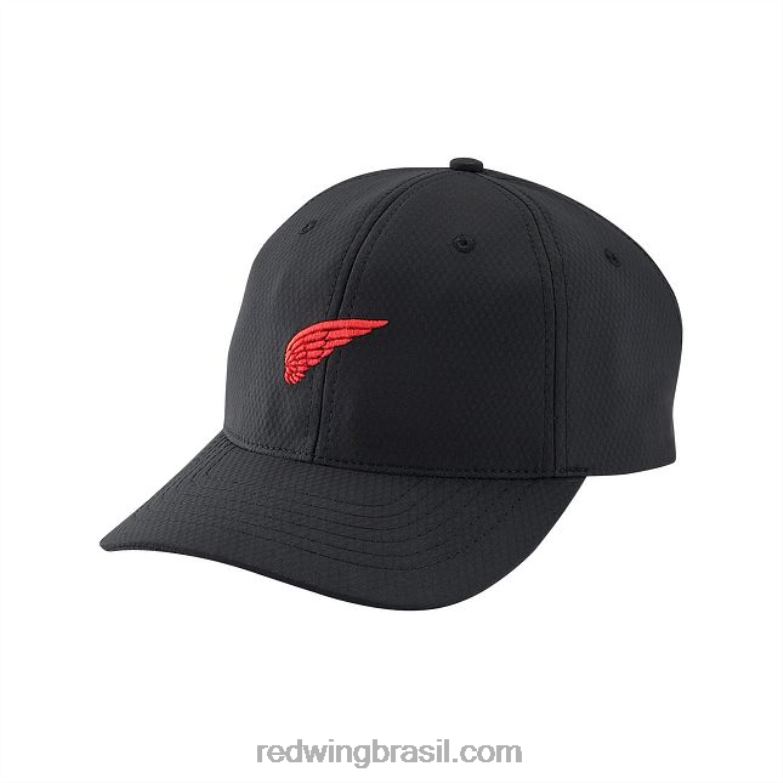 gorro de malha de lã merino modelo 97496 gorro de lã merino unissex em urze preto DRV60281 Red Wing
