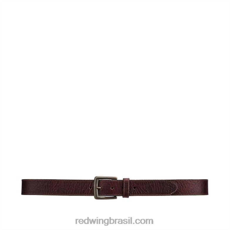 cinto de couro masculino estilo 96500 em couro pioneiro ruivo marrom DRV60306 Red Wing