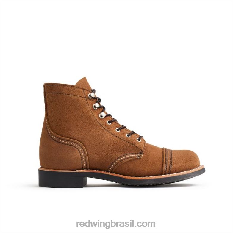 Heritage - estilo 3375 Bota feminina clássica moc de 6 polegadas em couro legado dente de alho DRV60186 Red Wing