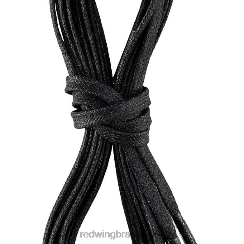 modelo 97121 renda plana encerada de 24 polegadas renda unissex em algodão encerado marrom DRV60243 Red Wing