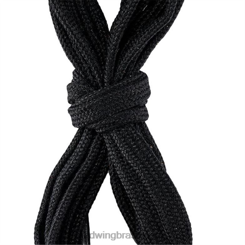 modelo 97190 Renda plana encerada de 36 polegadas Renda unissex em algodão encerado preto DRV60247 Red Wing