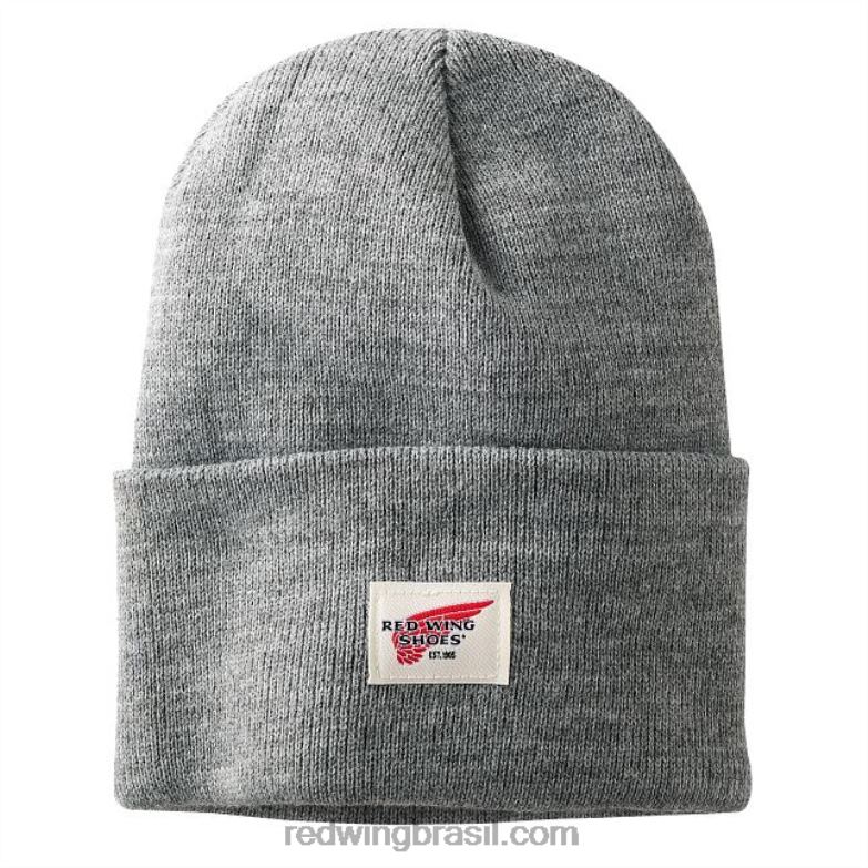 estilo 97436 gorro de tricô com logo unissex chapéu de relógio de tricô Mesclado DRV60263 Red Wing