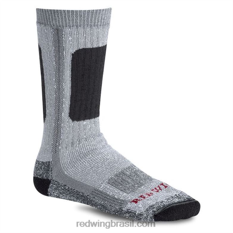 estilo 97661 meia de algodão ragg meia de tripulação de algodão ragg preto DRV60214 Red Wing