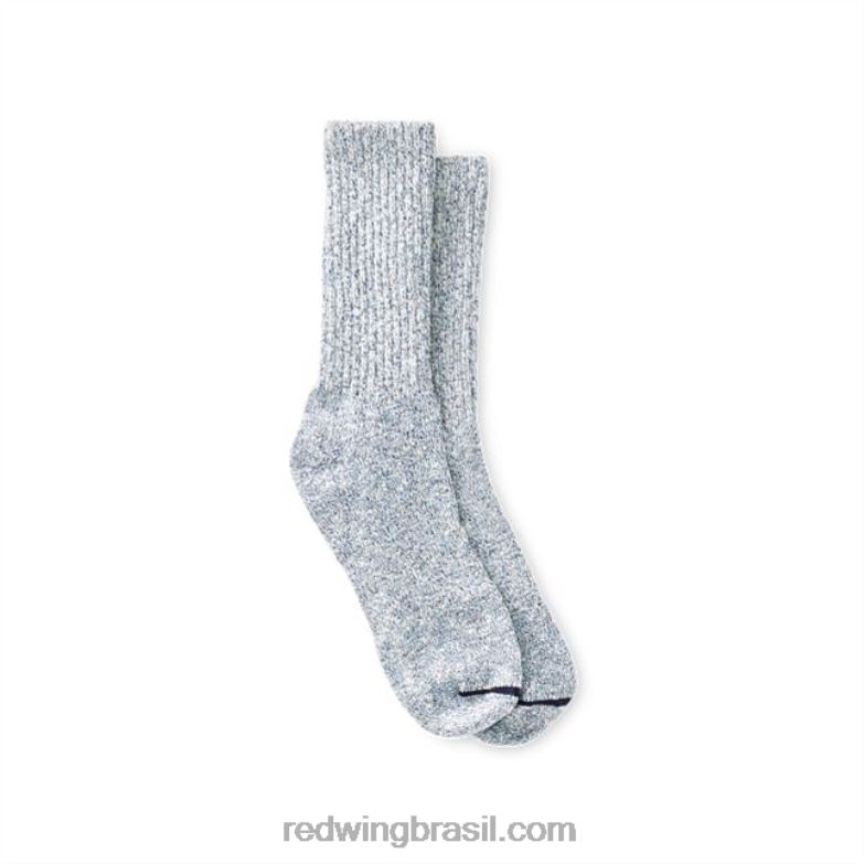 meia de algodão estilo 97672 - pacote com 2 meias femininas de algodão azul DRV60229 Red Wing