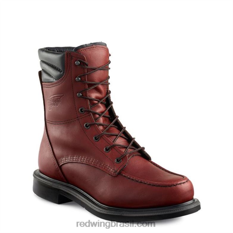 Bota masculina estilo 4216 flexbond de segurança à prova d'água de 6 polegadas marrom DRV60117 Red Wing