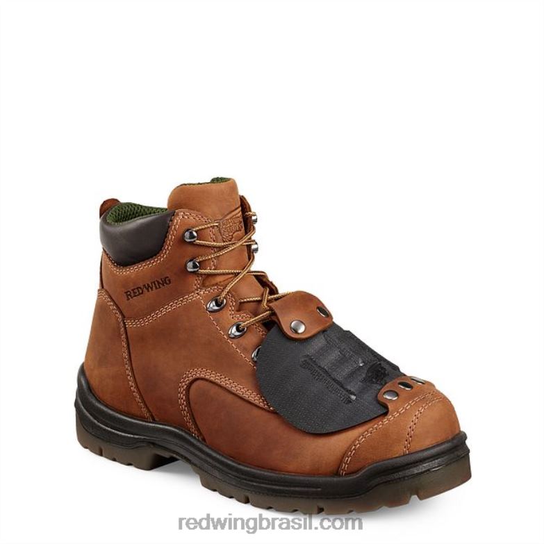 Trabalho - estilo 6674 truhiker bota masculina de caminhada de 6 polegadas à prova d'água marrom DRV60112 Red Wing